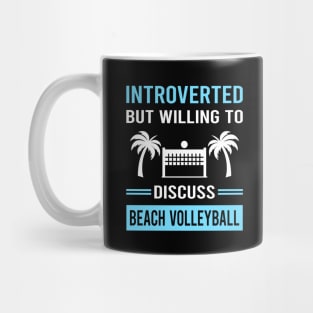 Introverted Beach Volleyball Mug